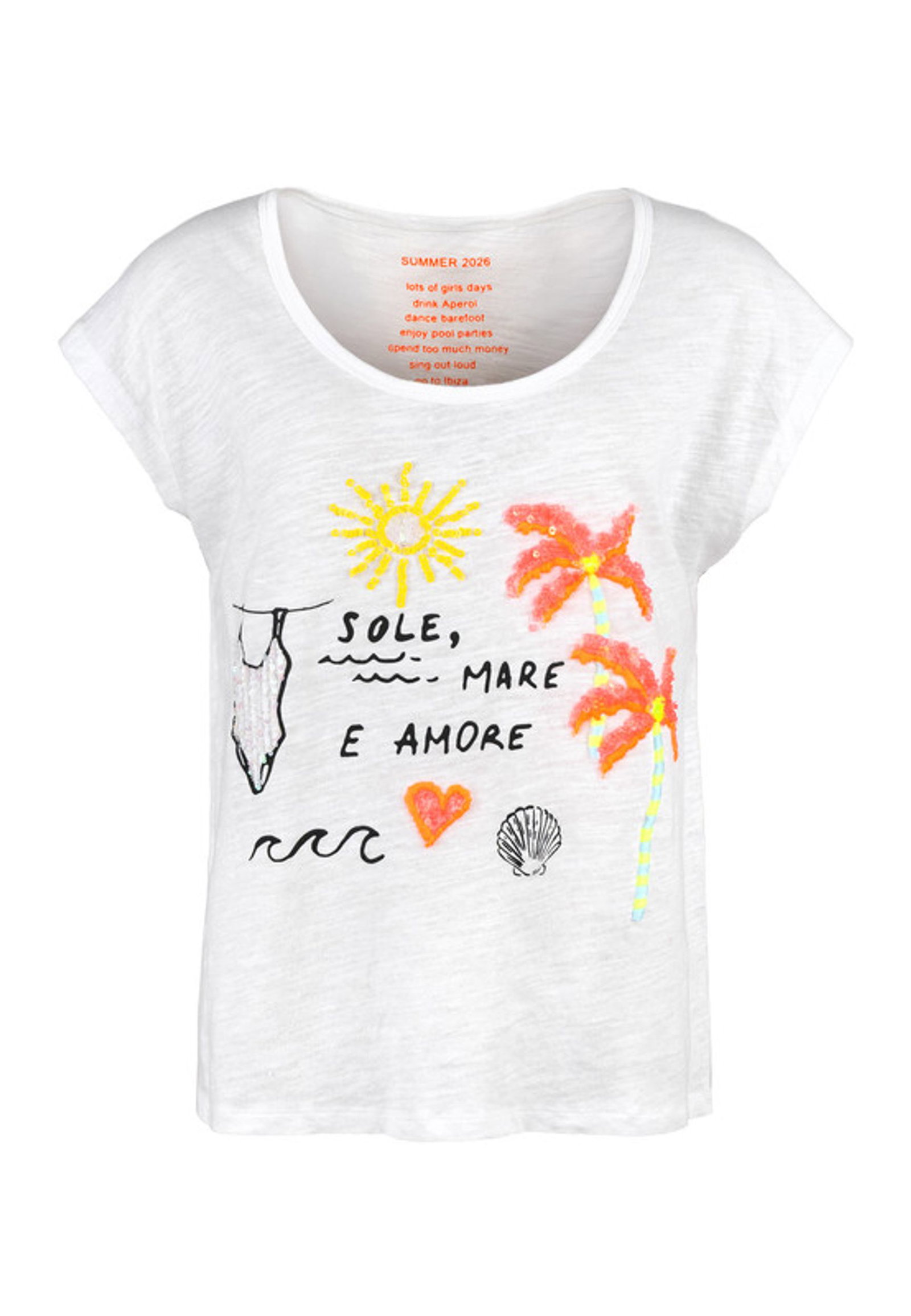T-Shirt mit Pailletten #1