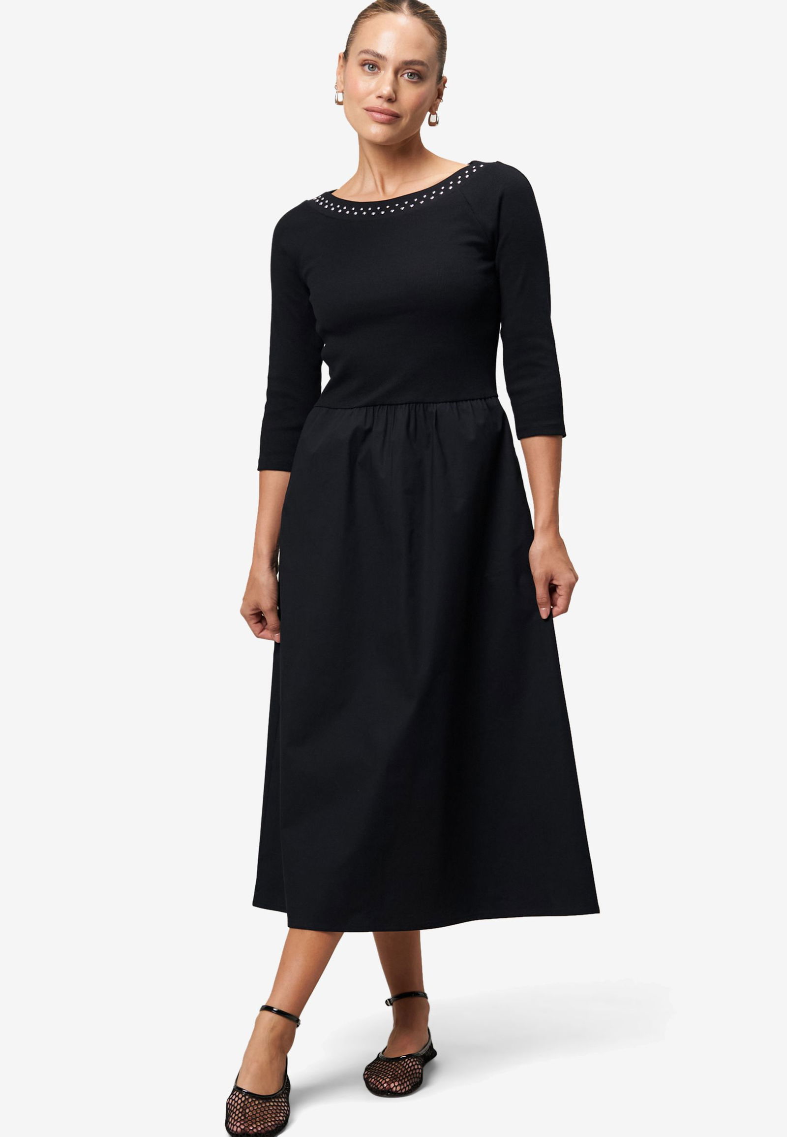 Zero |  Zero Midikleid  | 44 | patch blackblack