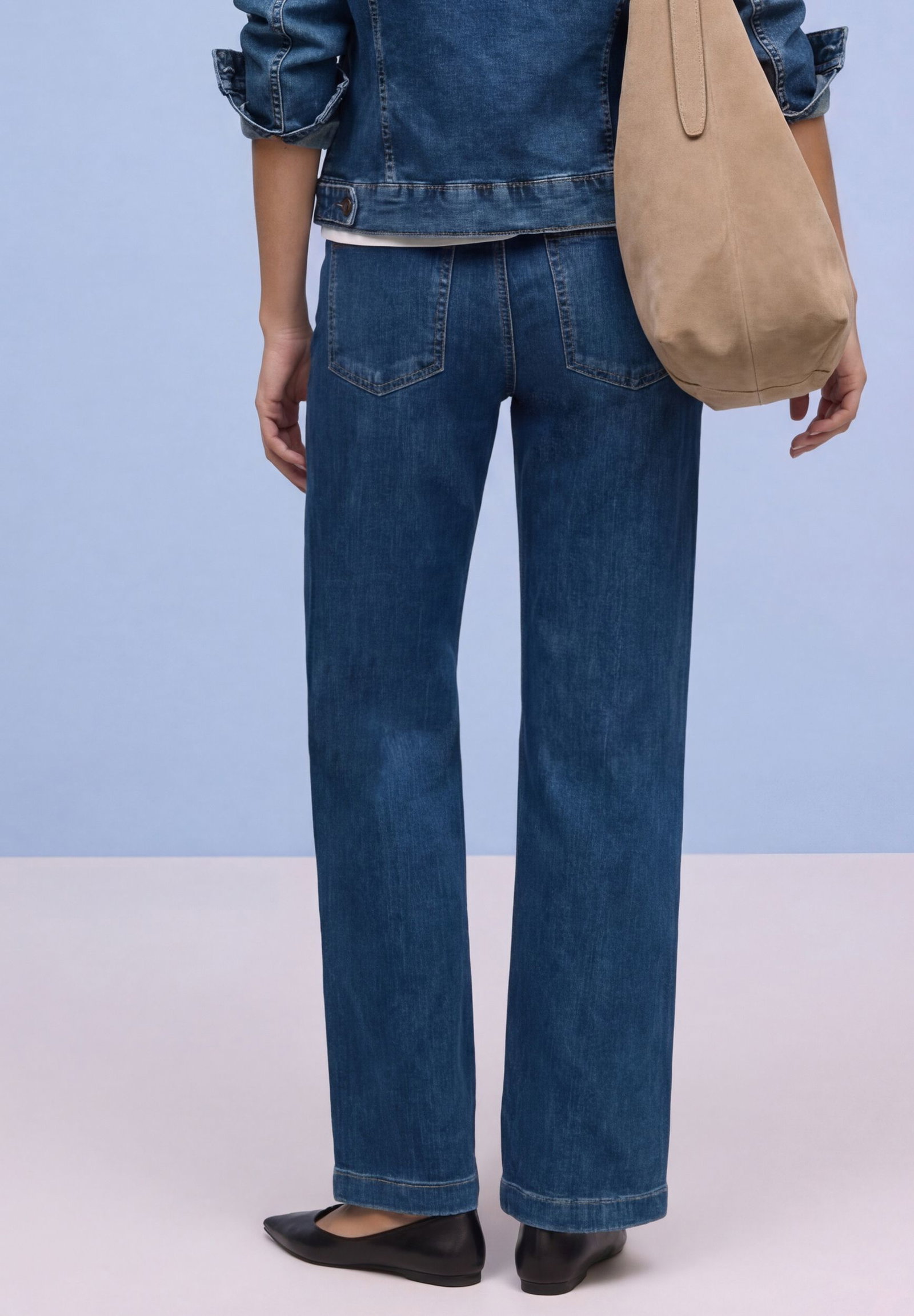 65595cc00020a41159753fed1ccc2ab1 Street One | Street One Skinny Jeans | 27/30 | mid blue soft washed